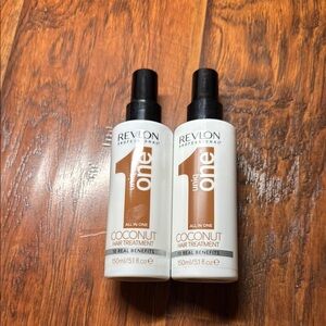 Set of 2 Revlon Professional, All in one Coconut spray in hair treatment. New